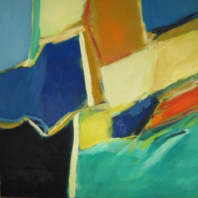 Kreuzung von oben, 70x70cm, 2012